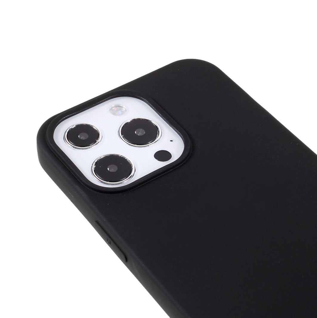 For iPhone 13 Pro 6.1 inch Slim Surface Layer Smooth Matte Soft Flexible TPU Cover
