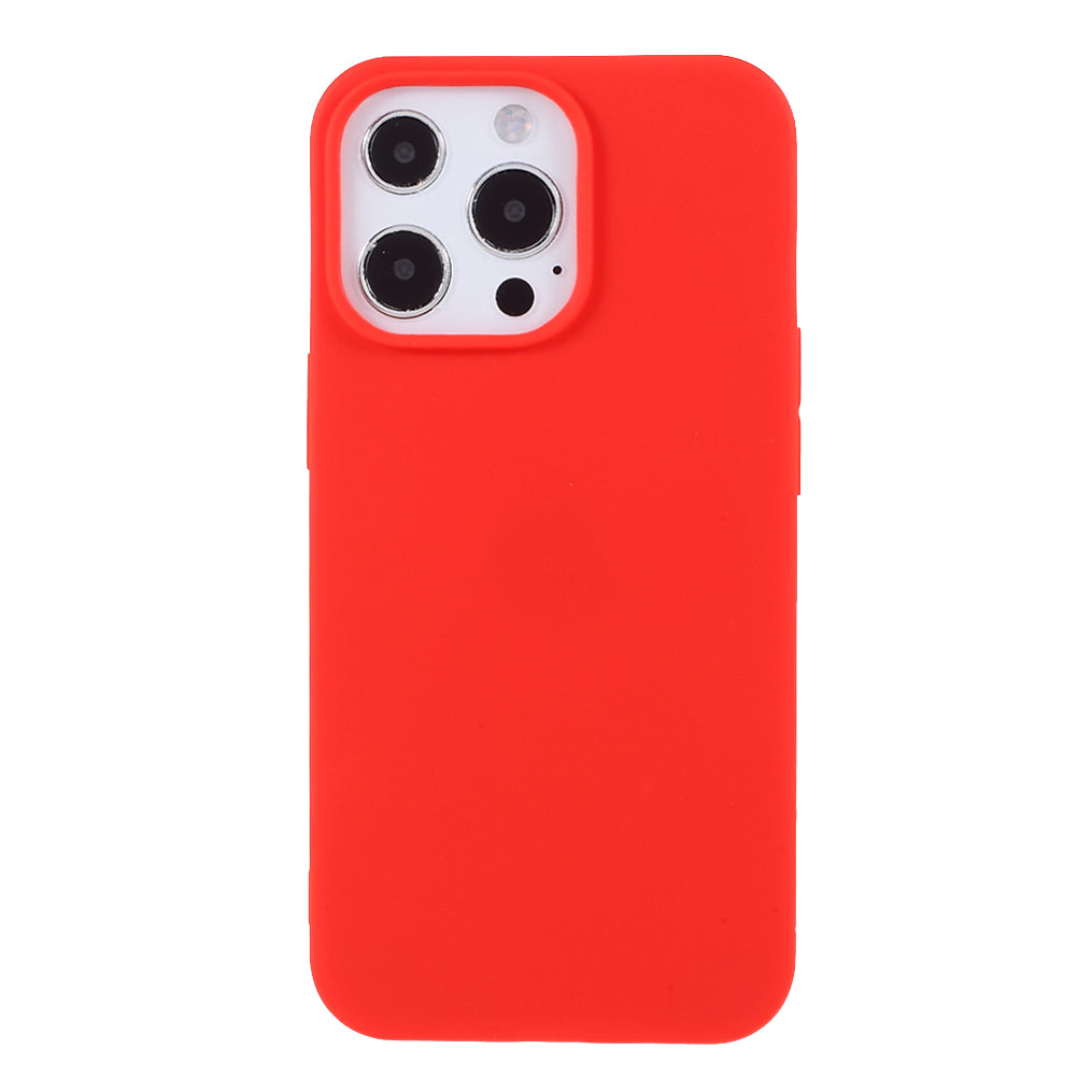 For iPhone 13 Pro 6.1 inch Slim Surface Layer Smooth Matte Soft Flexible TPU Cover