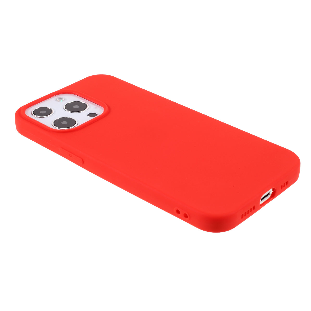 For iPhone 13 Pro 6.1 inch Slim Surface Layer Smooth Matte Soft Flexible TPU Cover