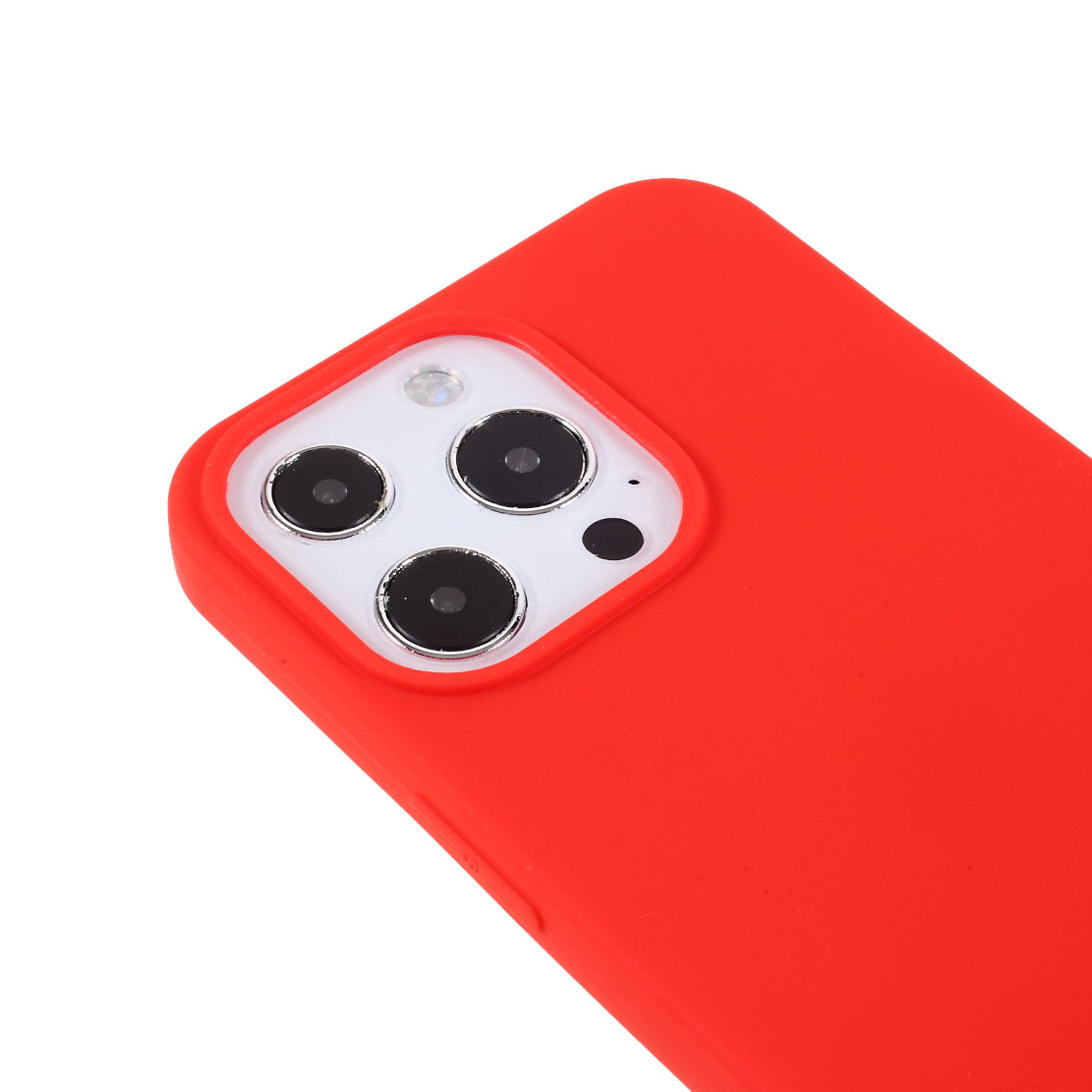 For iPhone 13 Pro 6.1 inch Slim Surface Layer Smooth Matte Soft Flexible TPU Cover