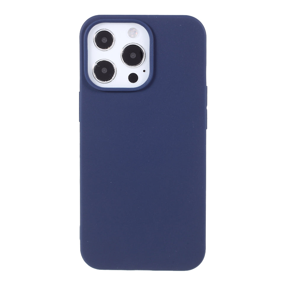 For iPhone 13 Pro 6.1 inch Slim Surface Layer Smooth Matte Soft Flexible TPU Cover