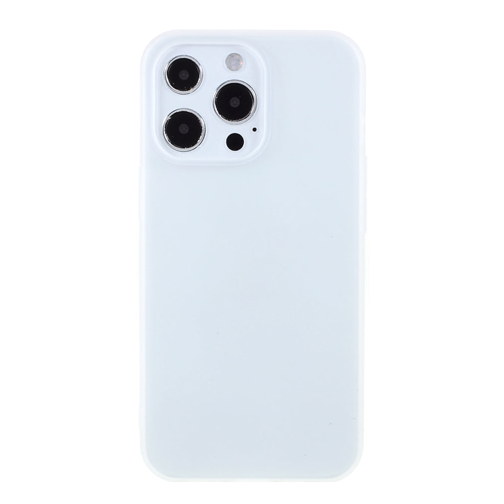 For iPhone 13 Pro 6.1 inch Slim Surface Layer Smooth Matte Soft Flexible TPU Cover