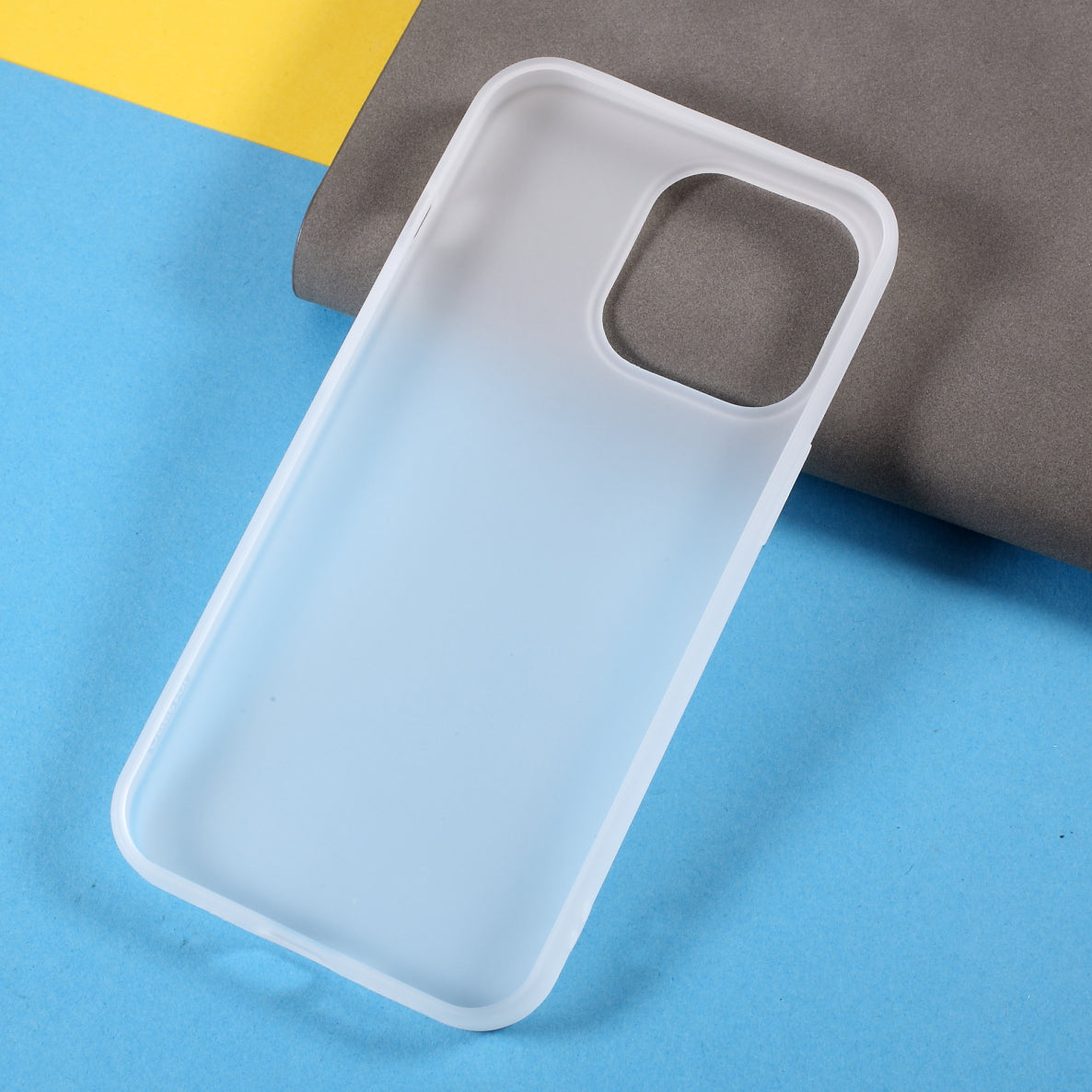For iPhone 13 Pro 6.1 inch Slim Surface Layer Smooth Matte Soft Flexible TPU Cover