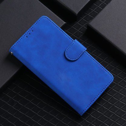Skin-touch PU Leather Wallet Case Flip Protective Phone Cover with Strap for iPhone 13 Pro 6.1 inch
