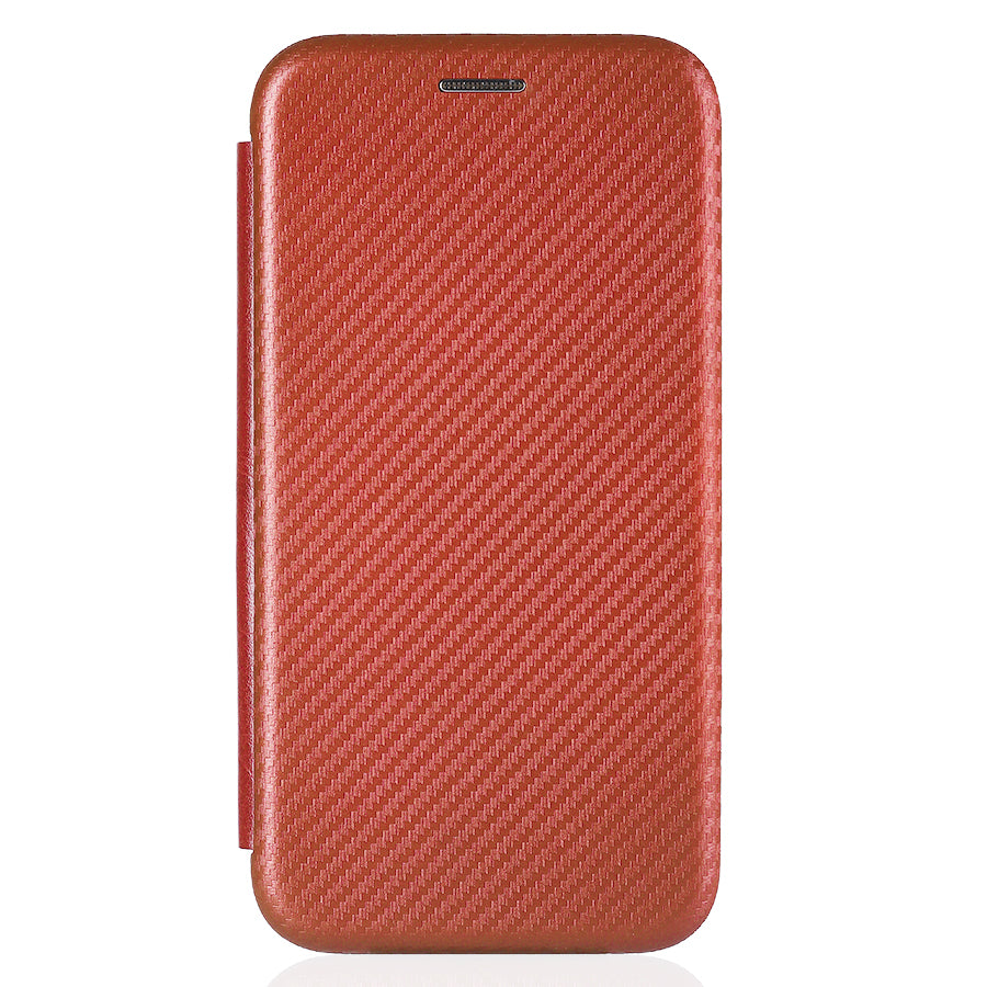 For iPhone 13 Pro 6.1 inch Scratch Resistant Phone Case Auto-absorbed Carbon Fiber Leather Protective Cover with Ring Strap
