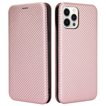 Auto-absorbed Carbon Fiber Leather Case with Ring Strap for iPhone 13 Pro Max 6.7 inch