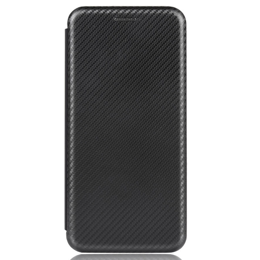 Auto-absorbed Carbon Fiber Leather Case with Ring Strap for iPhone 13 Pro Max 6.7 inch