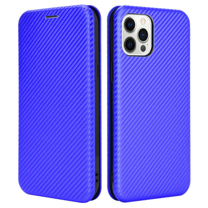 Auto-absorbed Carbon Fiber Leather Case with Ring Strap for iPhone 13 Pro Max 6.7 inch