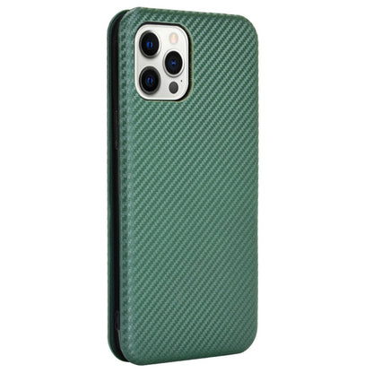 Auto-absorbed Carbon Fiber Leather Case with Ring Strap for iPhone 13 Pro Max 6.7 inch