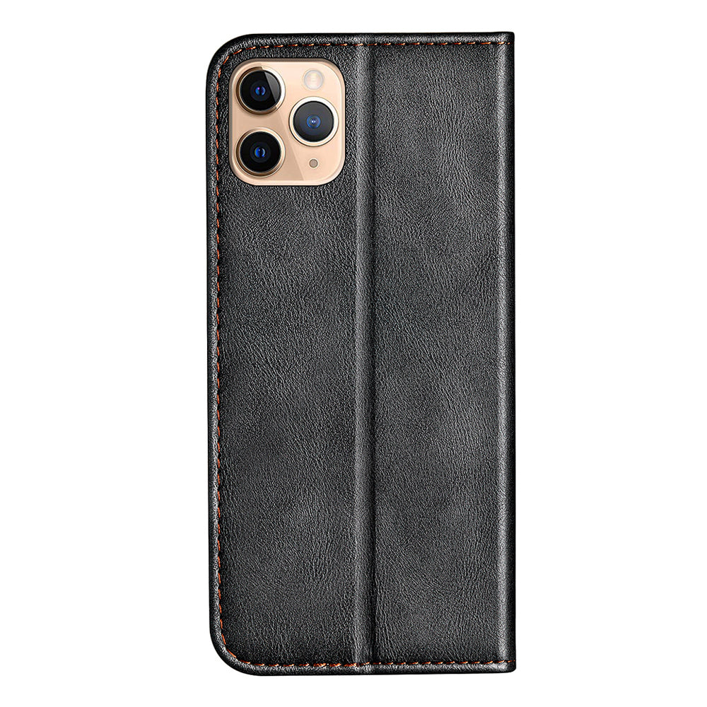 Color Splicing Business Style Leather Phone Case for iPhone 13 Pro Max 6.7 inch