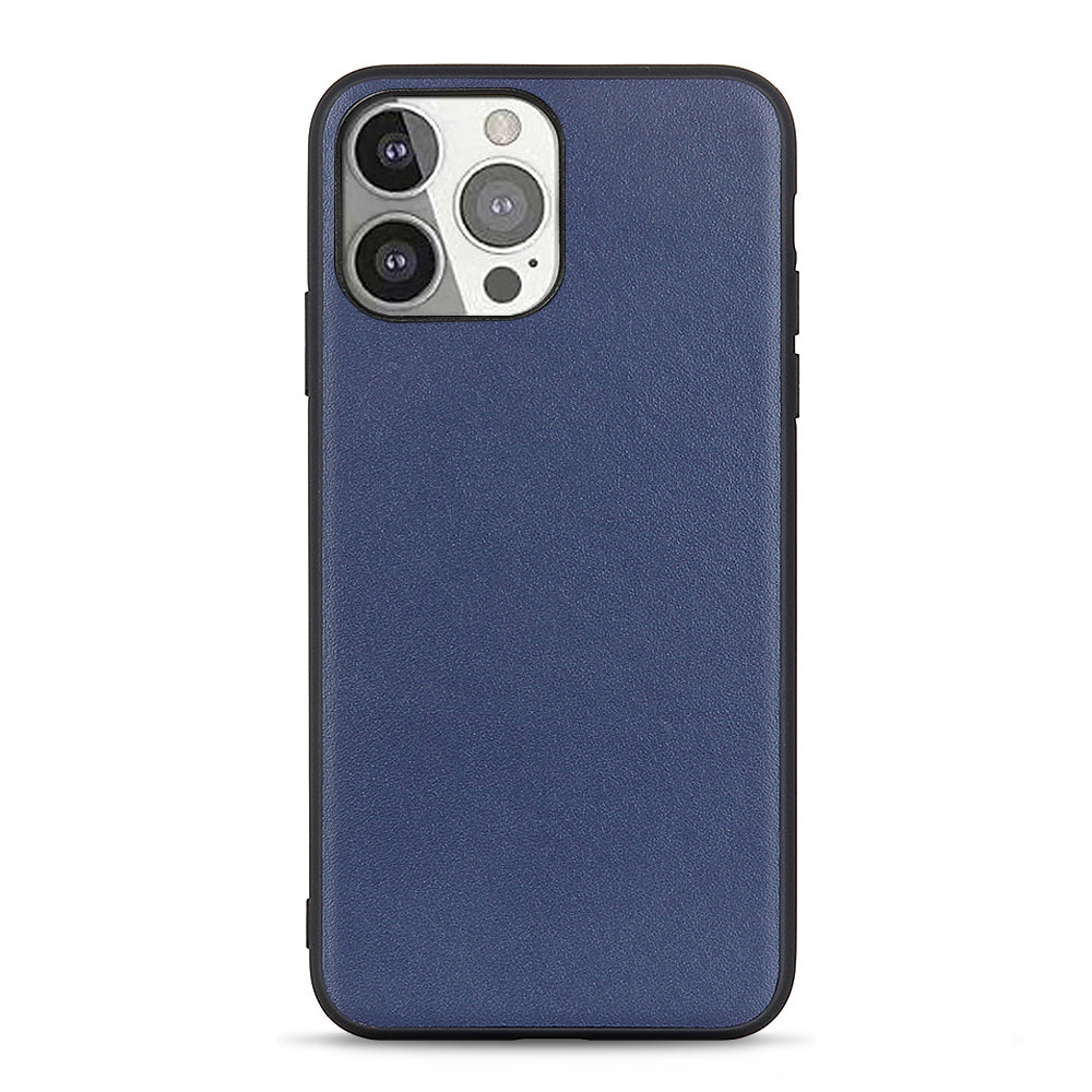 Drop Tested Shockproof Genuine Leather Hard Back Cover Protection Slim Case for iPhone 13 Pro 6.1 inch