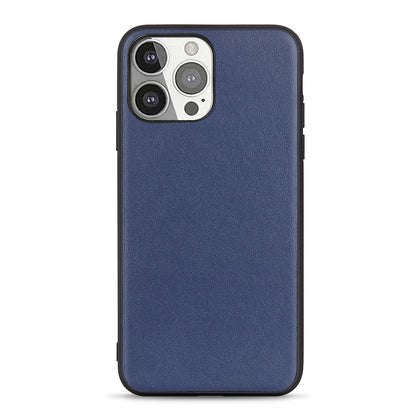 Drop Tested Shockproof Genuine Leather Hard Back Cover Protection Slim Case for iPhone 13 Pro 6.1 inch