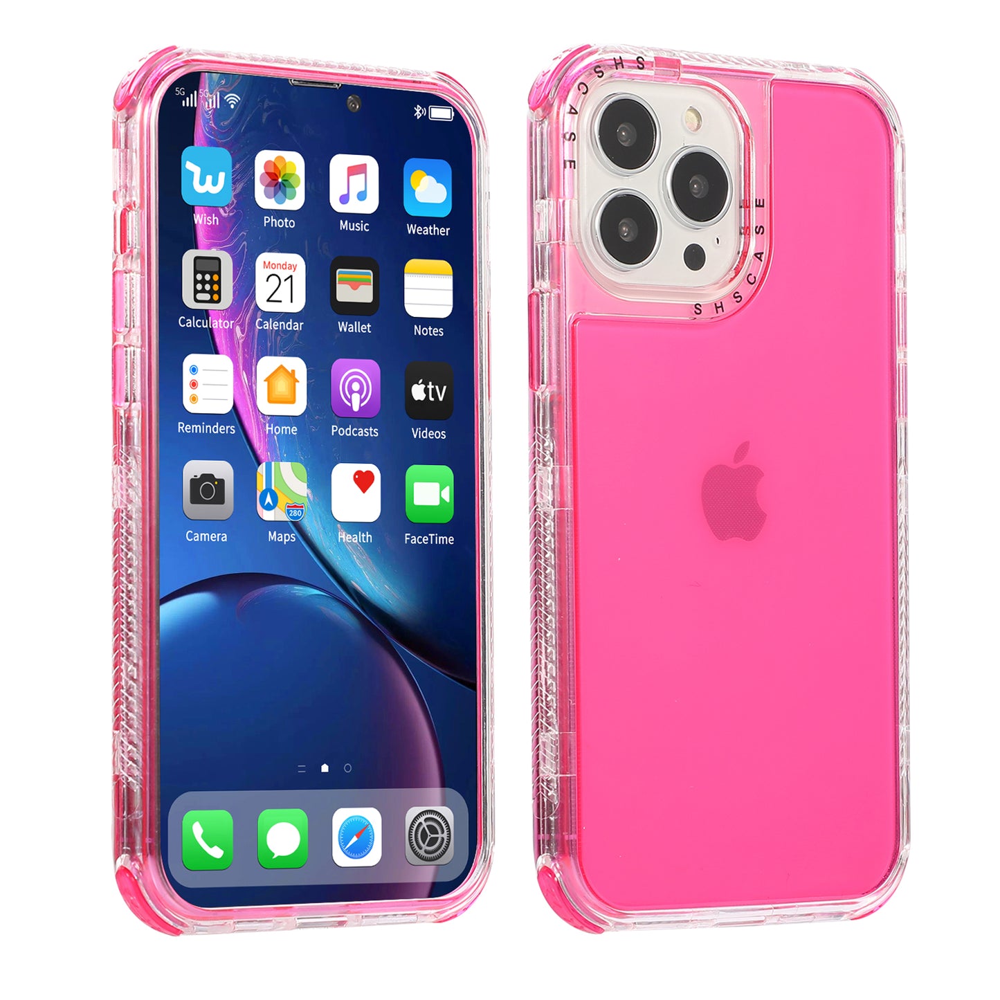 All-round Protective Hard PC+TPU Phone Back Case for iPhone 13 Pro 6.1 inch