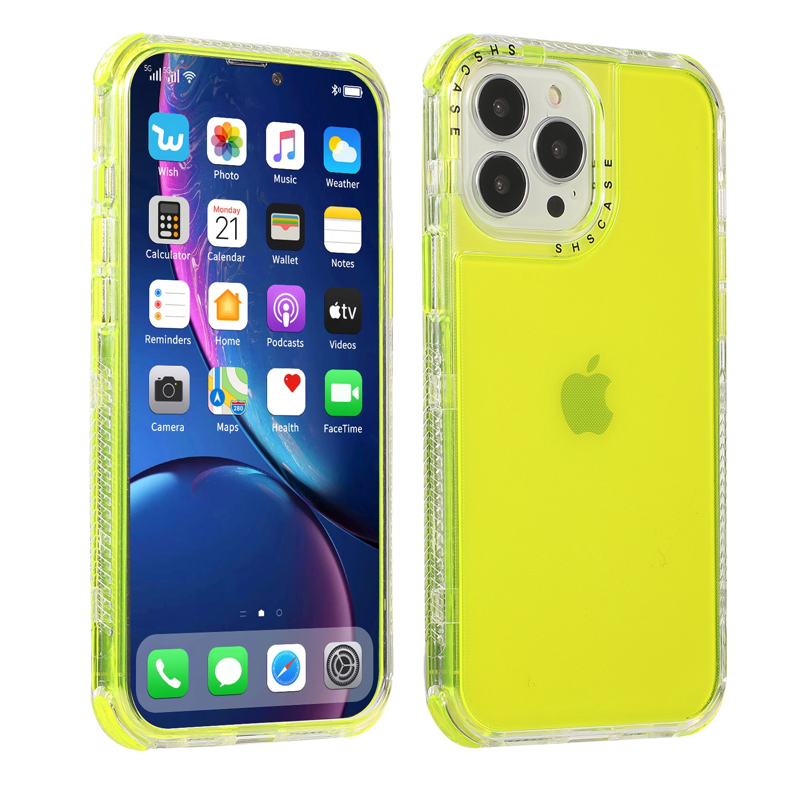 All-round Protective Hard PC+TPU Phone Back Case for iPhone 13 Pro 6.1 inch