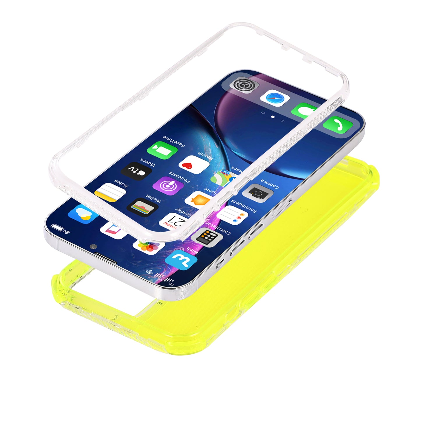 All-round Protective Hard PC+TPU Phone Back Case for iPhone 13 Pro 6.1 inch