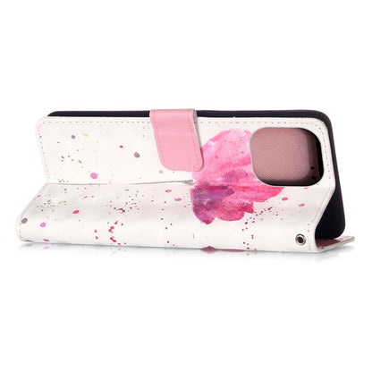3D Creative Pattern Wallet Folio Flip PU Leather Full-Body Protective Cover with Wrist Strap for iPhone 13 Pro Max 6.7 inch