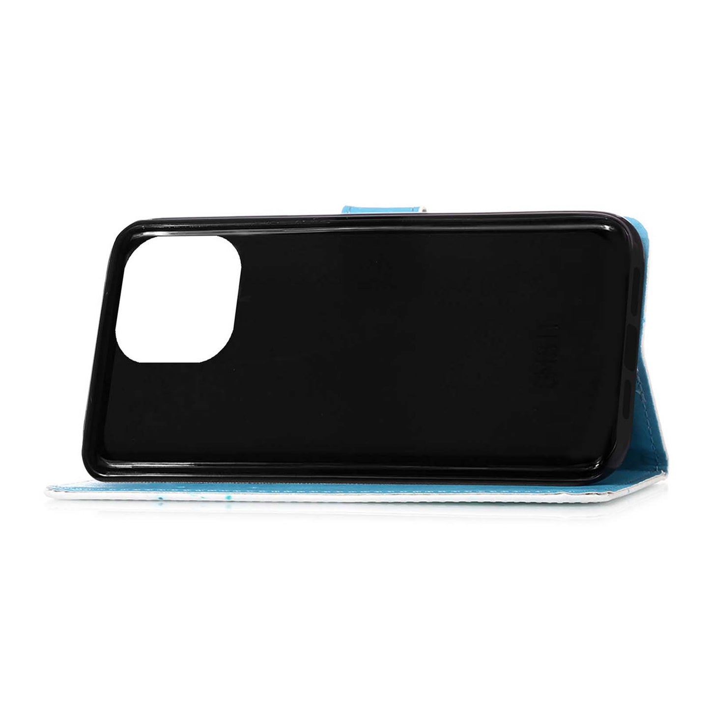 Pattern Printing Wallet Stand PU Leather Case Phone Shell for iPhone 13 Pro Max 6.7 inch