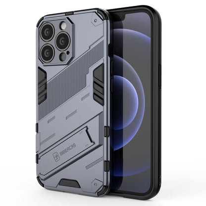 Drop Tested Kickstand Hybrid Hard PC Back Soft TPU Bumper Protective Case for iPhone 13 Pro 6.1 inch