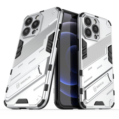 Drop Tested Kickstand Hybrid Hard PC Back Soft TPU Bumper Protective Case for iPhone 13 Pro 6.1 inch