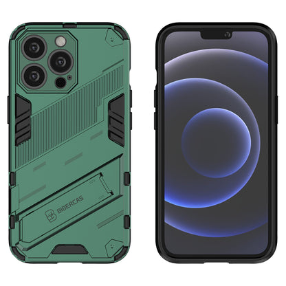 Drop Tested Kickstand Hybrid Hard PC Back Soft TPU Bumper Protective Case for iPhone 13 Pro 6.1 inch