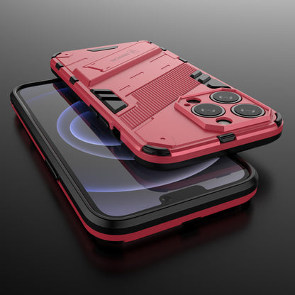 Drop Tested Kickstand Hybrid Hard PC Back Soft TPU Bumper Protective Case for iPhone 13 Pro 6.1 inch