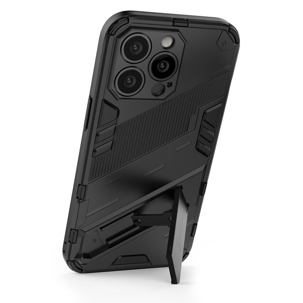 Military Grade Kickstand Hybrid Hard PC Soft TPU Shockproof Protective Case for iPhone 13 Pro Max 6.7 inch