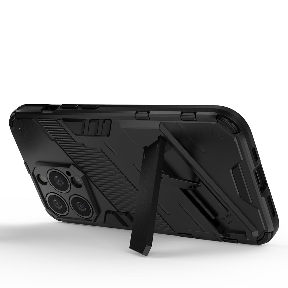 Military Grade Kickstand Hybrid Hard PC Soft TPU Shockproof Protective Case for iPhone 13 Pro Max 6.7 inch