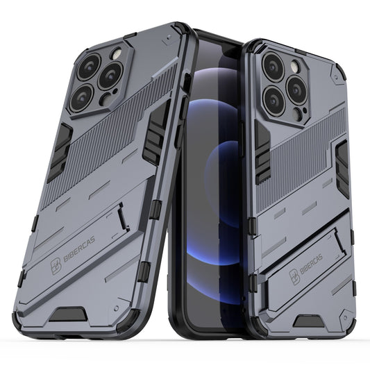 Military Grade Kickstand Hybrid Hard PC Soft TPU Shockproof Protective Case for iPhone 13 Pro Max 6.7 inch