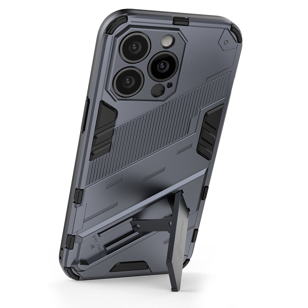 Military Grade Kickstand Hybrid Hard PC Soft TPU Shockproof Protective Case for iPhone 13 Pro Max 6.7 inch