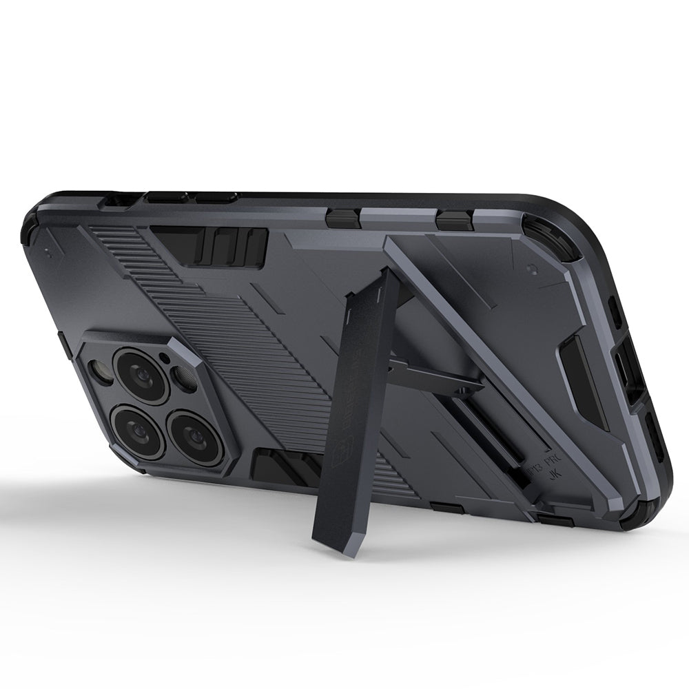 Military Grade Kickstand Hybrid Hard PC Soft TPU Shockproof Protective Case for iPhone 13 Pro Max 6.7 inch