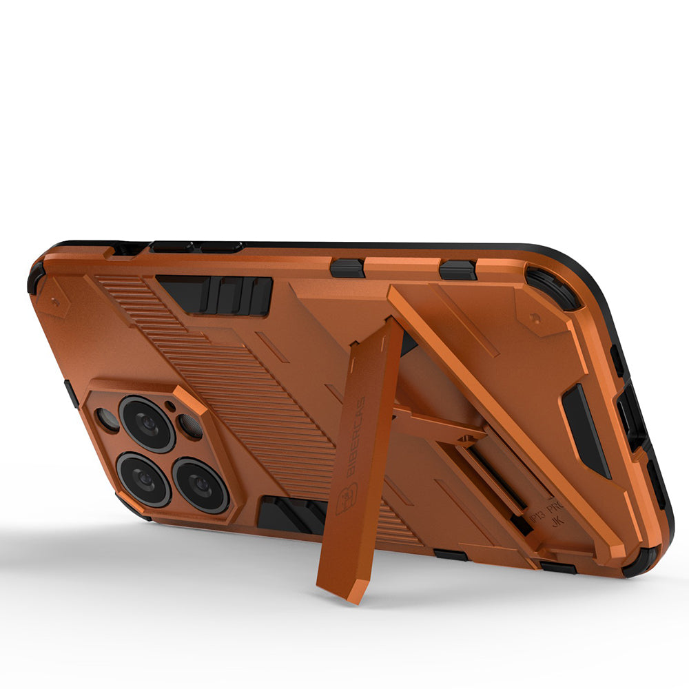 Military Grade Kickstand Hybrid Hard PC Soft TPU Shockproof Protective Case for iPhone 13 Pro Max 6.7 inch