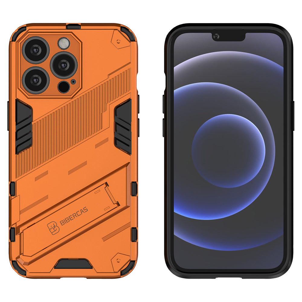 Military Grade Kickstand Hybrid Hard PC Soft TPU Shockproof Protective Case for iPhone 13 Pro Max 6.7 inch