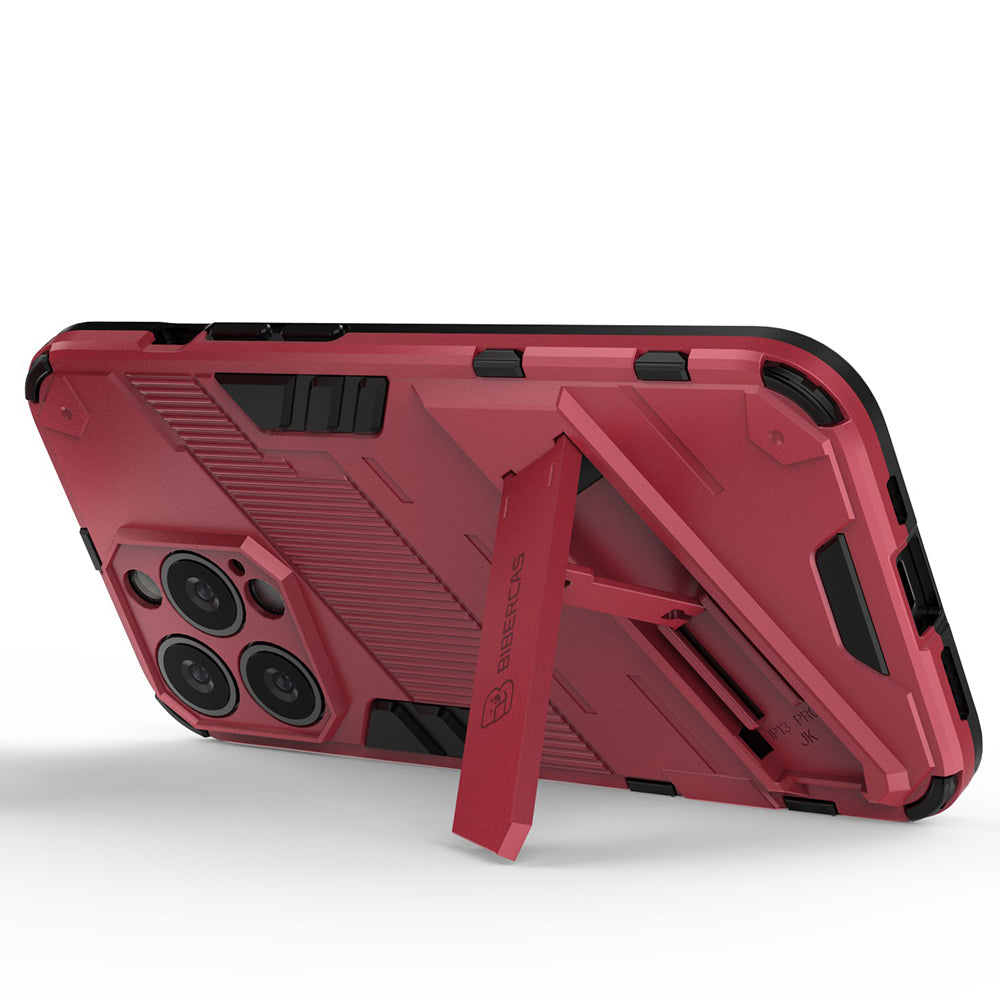 Military Grade Kickstand Hybrid Hard PC Soft TPU Shockproof Protective Case for iPhone 13 Pro Max 6.7 inch