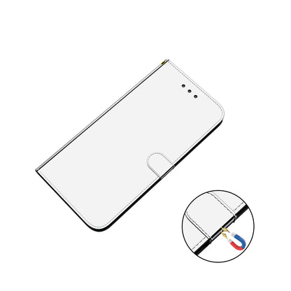 Mirror-like Surface Wallet Stand Leather Case for 	iPhone 13 Pro Max 6.7 inch