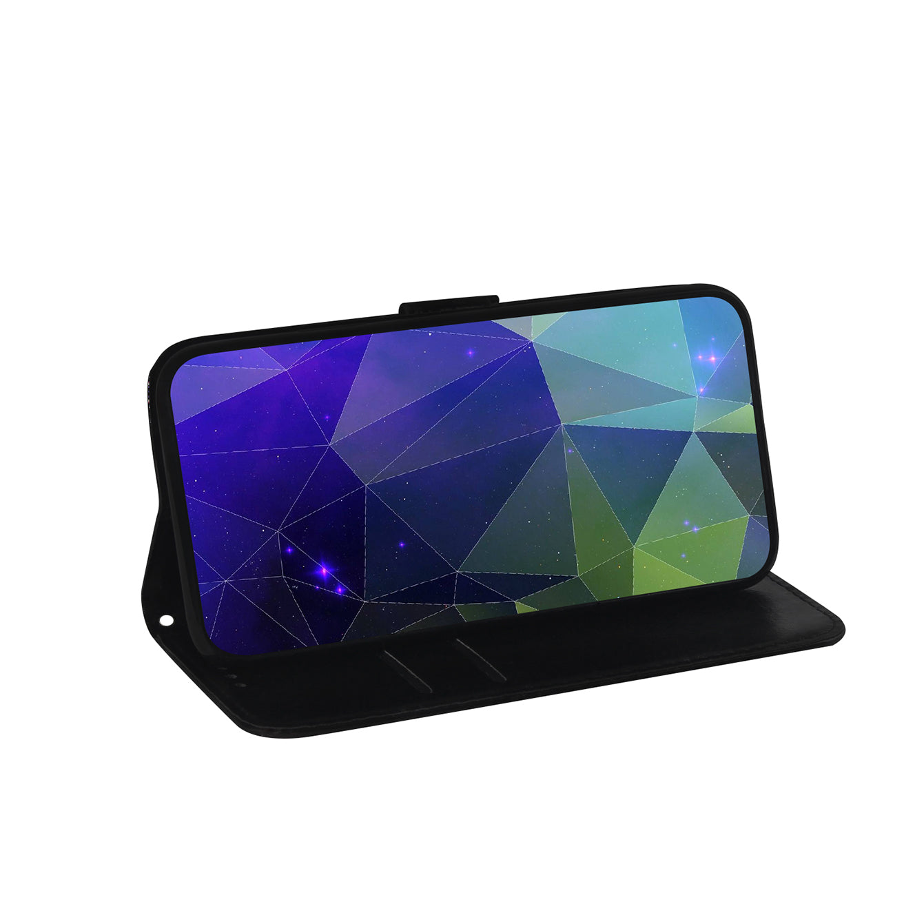 Mirror-like Surface Wallet Stand Leather Case for 	iPhone 13 Pro Max 6.7 inch
