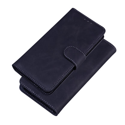 Anti-drop Pure Color Leather Phone Cover Case for iPhone 13 Pro Max 6.7 inch