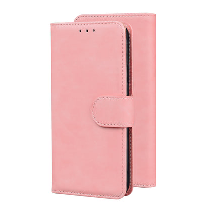 Anti-drop Pure Color Leather Phone Cover Case for iPhone 13 Pro Max 6.7 inch