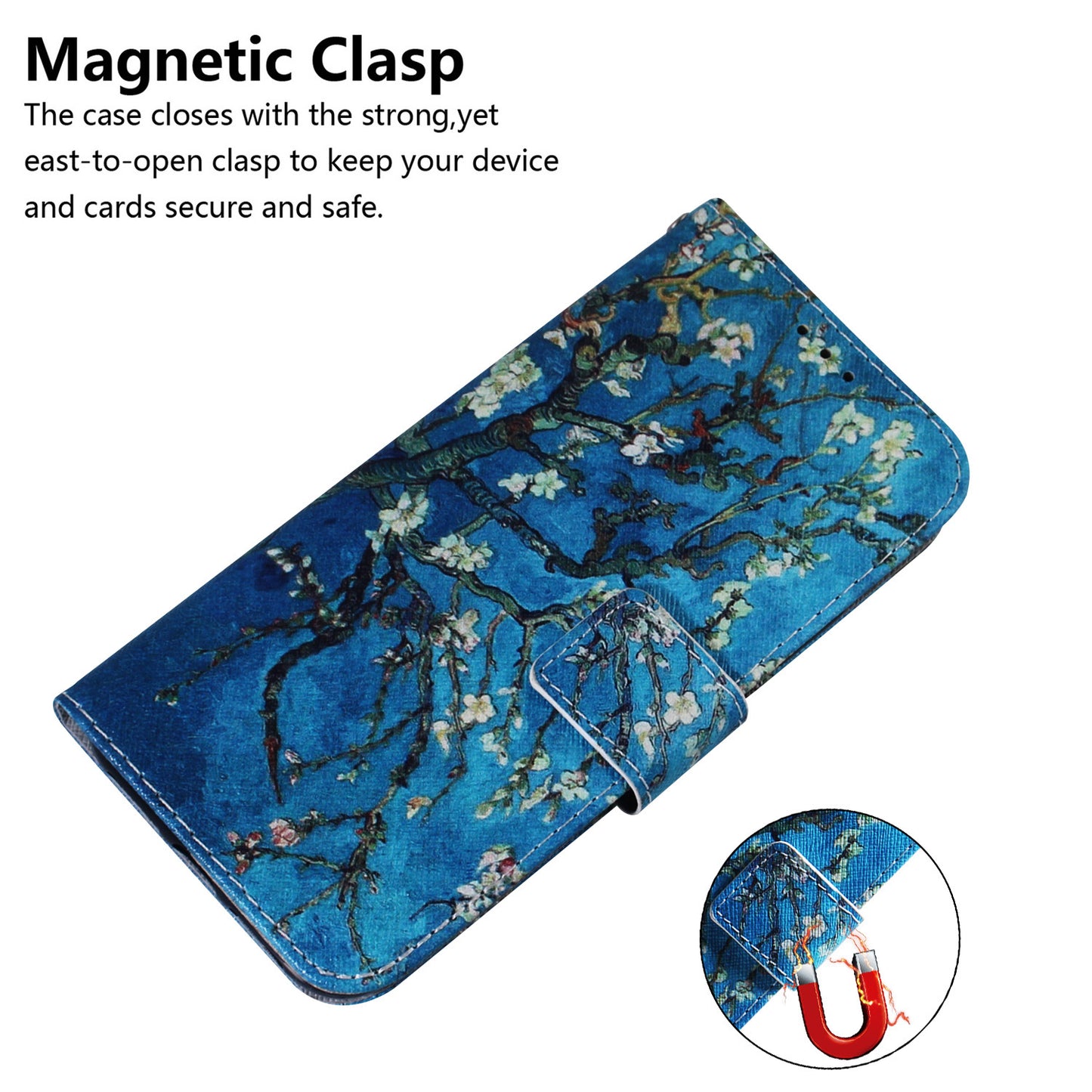 Full Body Heavy Duty Protection Pattern Printing Magnetic PU Leather Wallet Flip Stand Cover for iPhone 13 Pro Max 6.7 inch