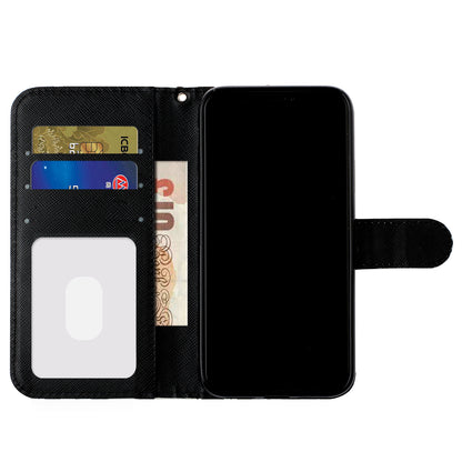 Anti-fall Pattern Printing Wallet Leather Phone Case Cover for iPhone 13 Pro Max 6.7 inch