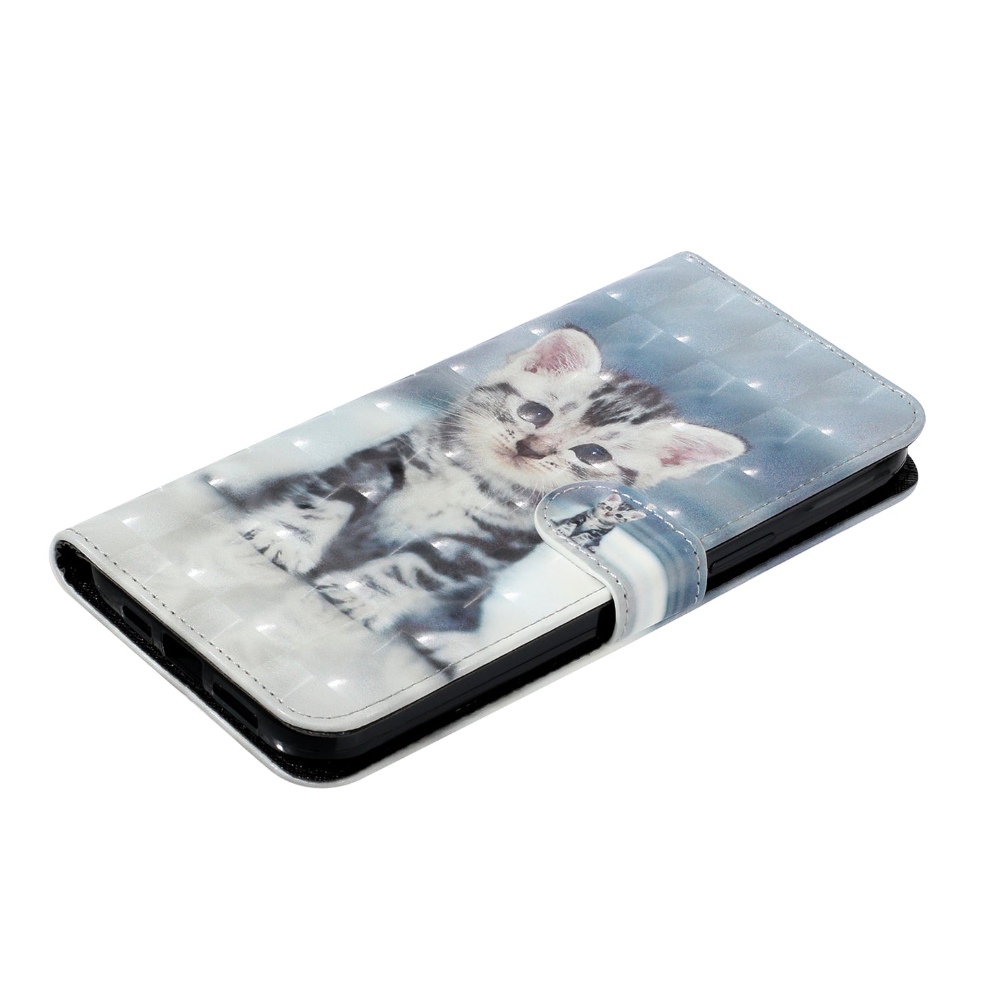 Anti-fall Pattern Printing Wallet Leather Phone Case Cover for iPhone 13 Pro Max 6.7 inch