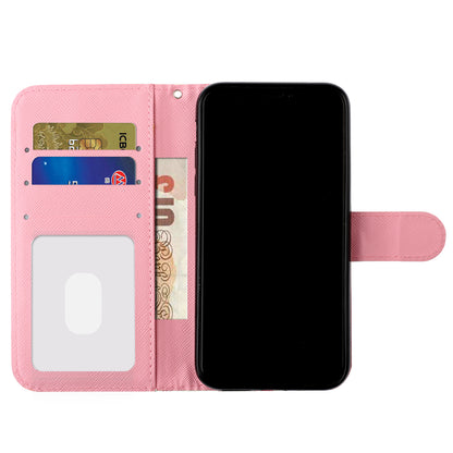 Anti-fall Pattern Printing Wallet Leather Phone Case Cover for iPhone 13 Pro Max 6.7 inch