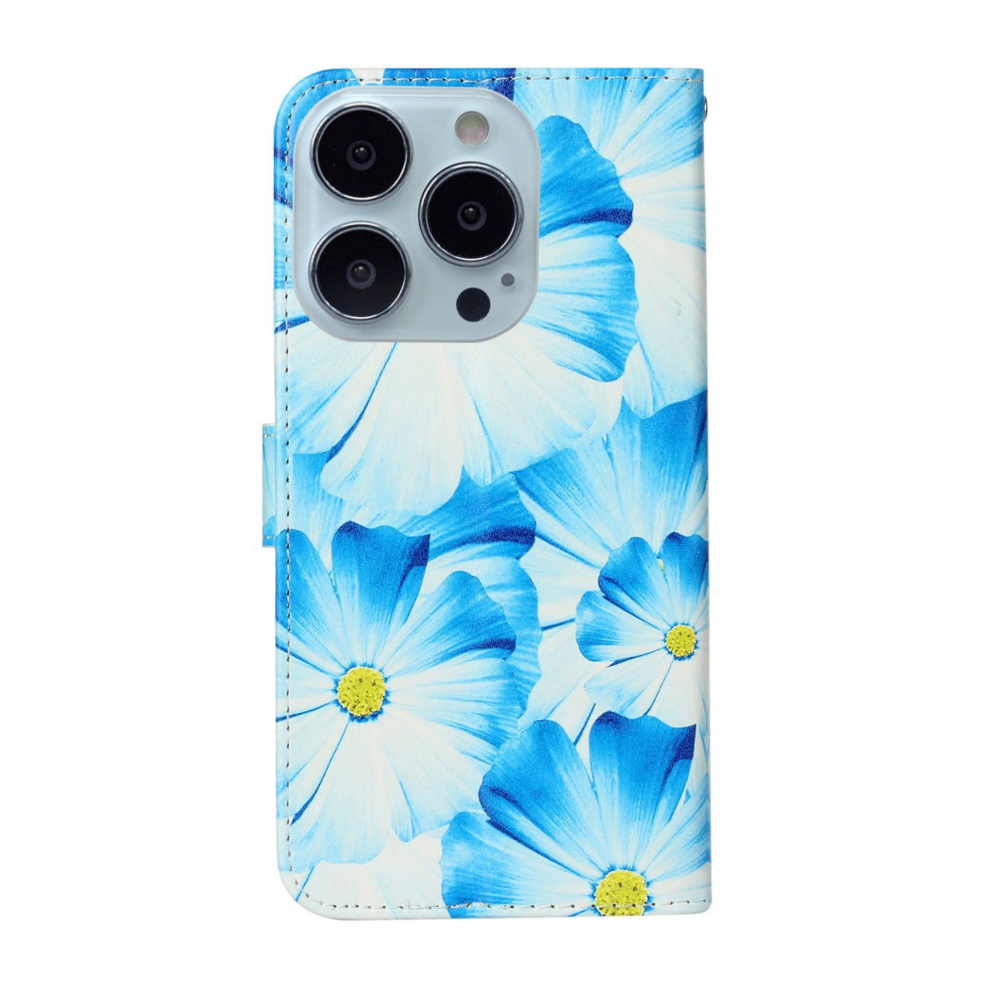 Pattern Printing Leather Wallet Stand Case Shell for iPhone 13 Pro Max 6.7 inch