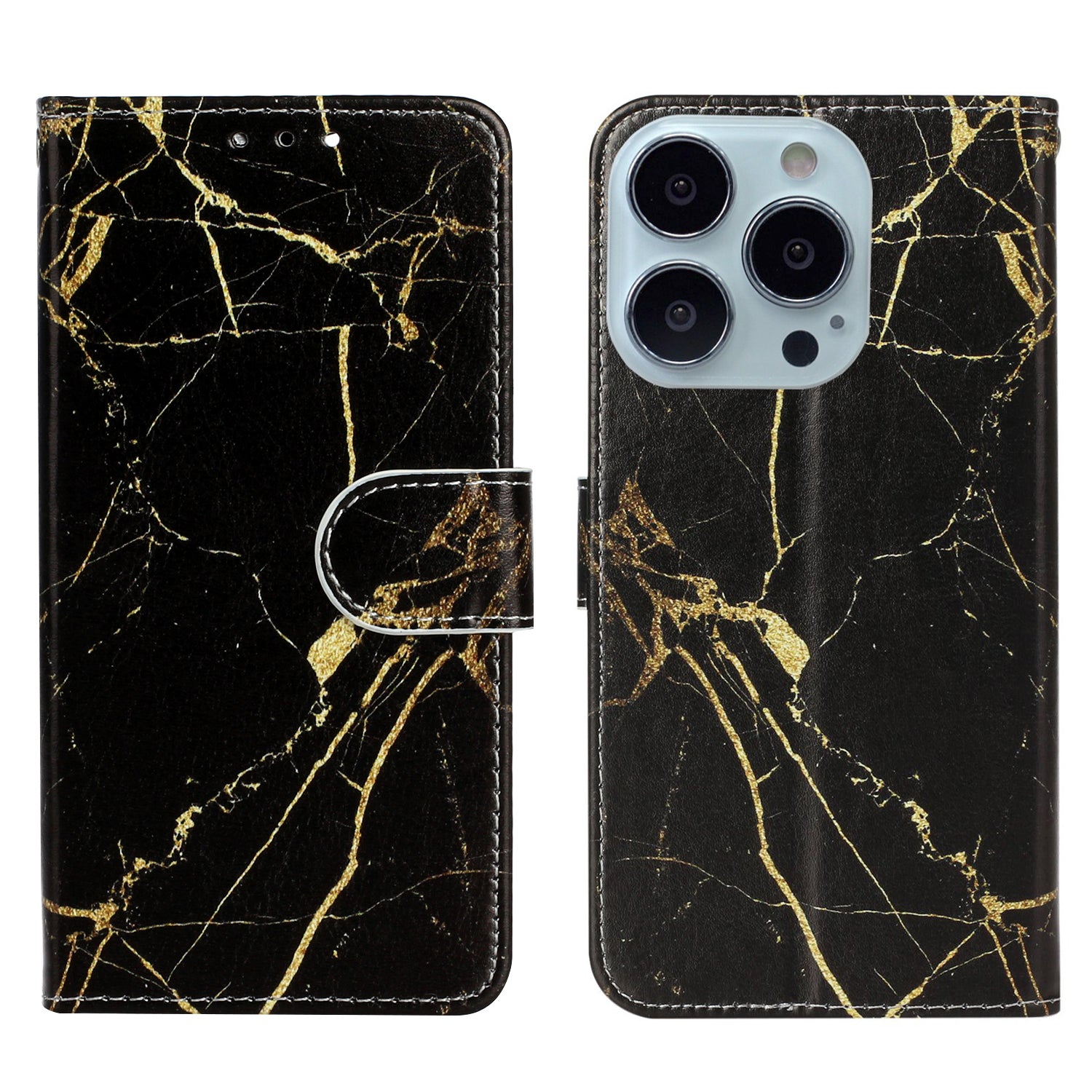 Pattern Printing Leather Wallet Stand Case Shell for iPhone 13 Pro Max 6.7 inch