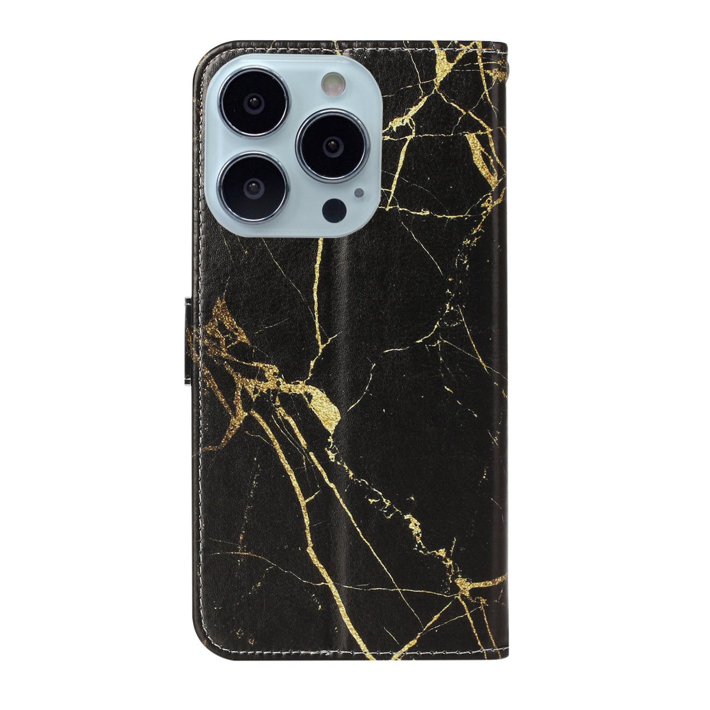 Pattern Printing Leather Wallet Stand Case Shell for iPhone 13 Pro Max 6.7 inch