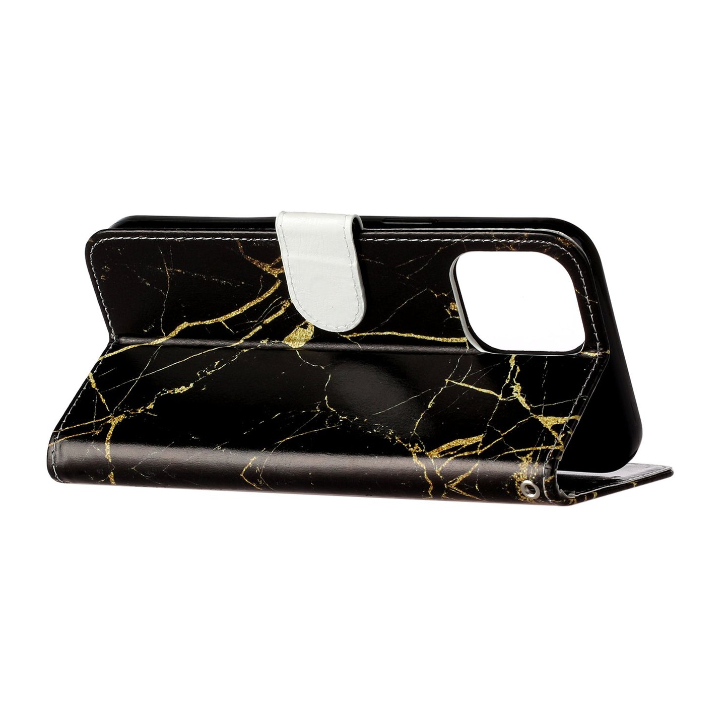 Pattern Printing Leather Wallet Stand Case Shell for iPhone 13 Pro Max 6.7 inch