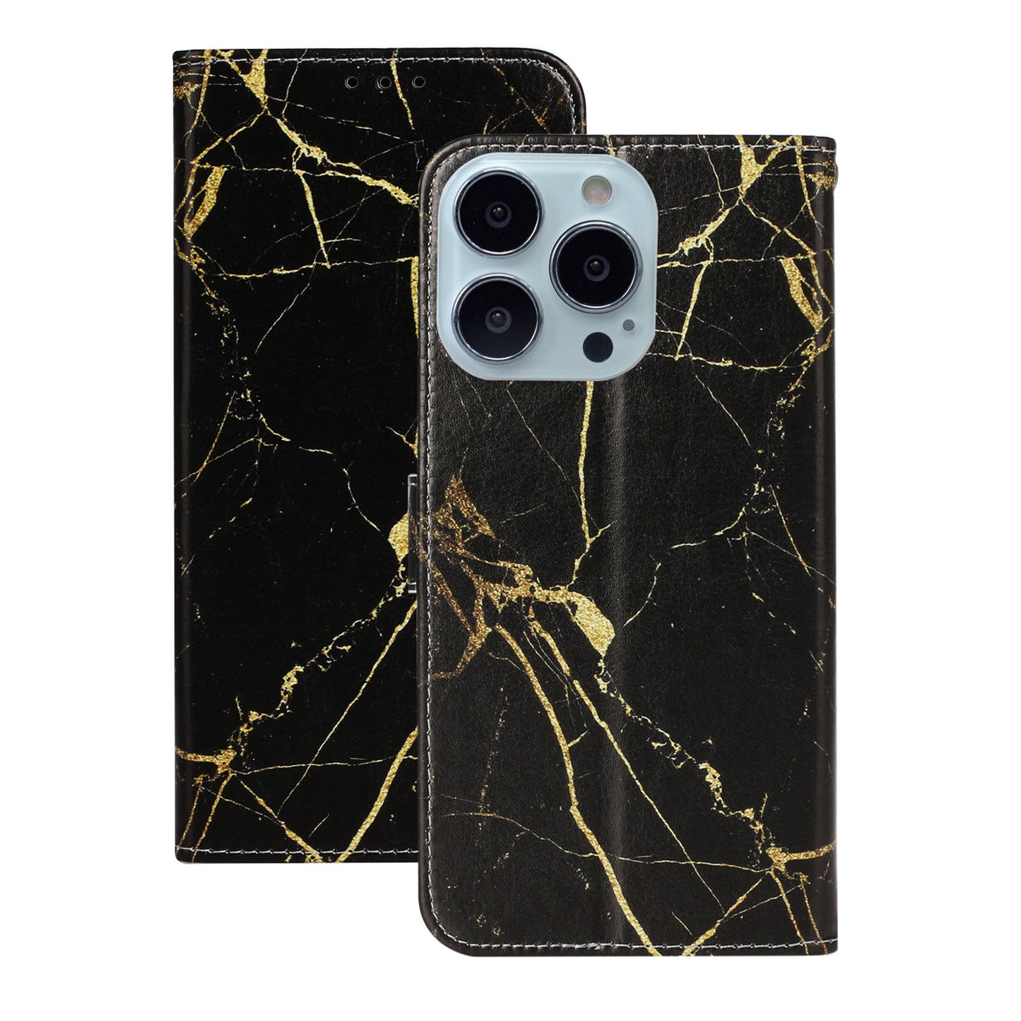 Pattern Printing Leather Wallet Stand Case Shell for iPhone 13 Pro Max 6.7 inch