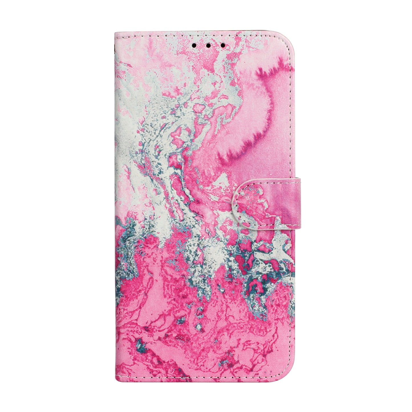 Pattern Printing Leather Wallet Stand Case Shell for iPhone 13 Pro Max 6.7 inch