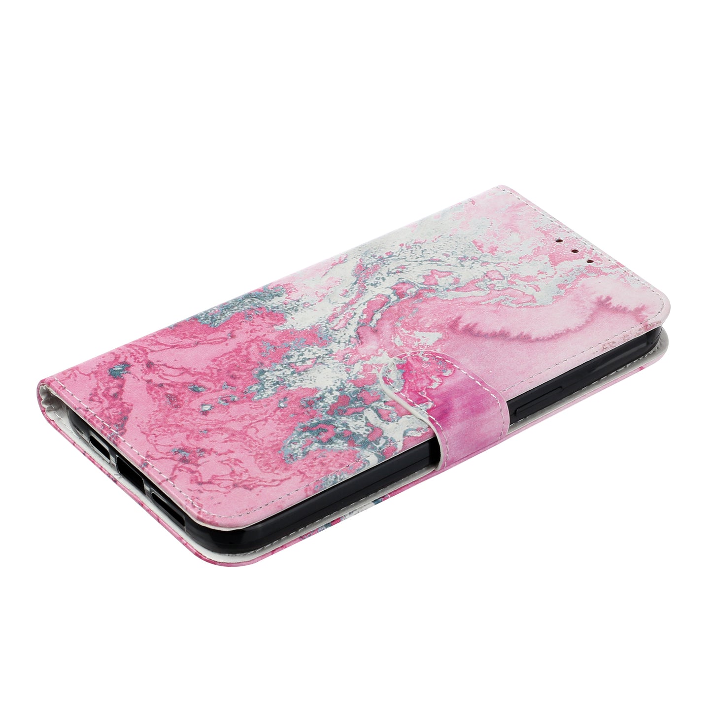 Pattern Printing Leather Wallet Stand Case Shell for iPhone 13 Pro Max 6.7 inch