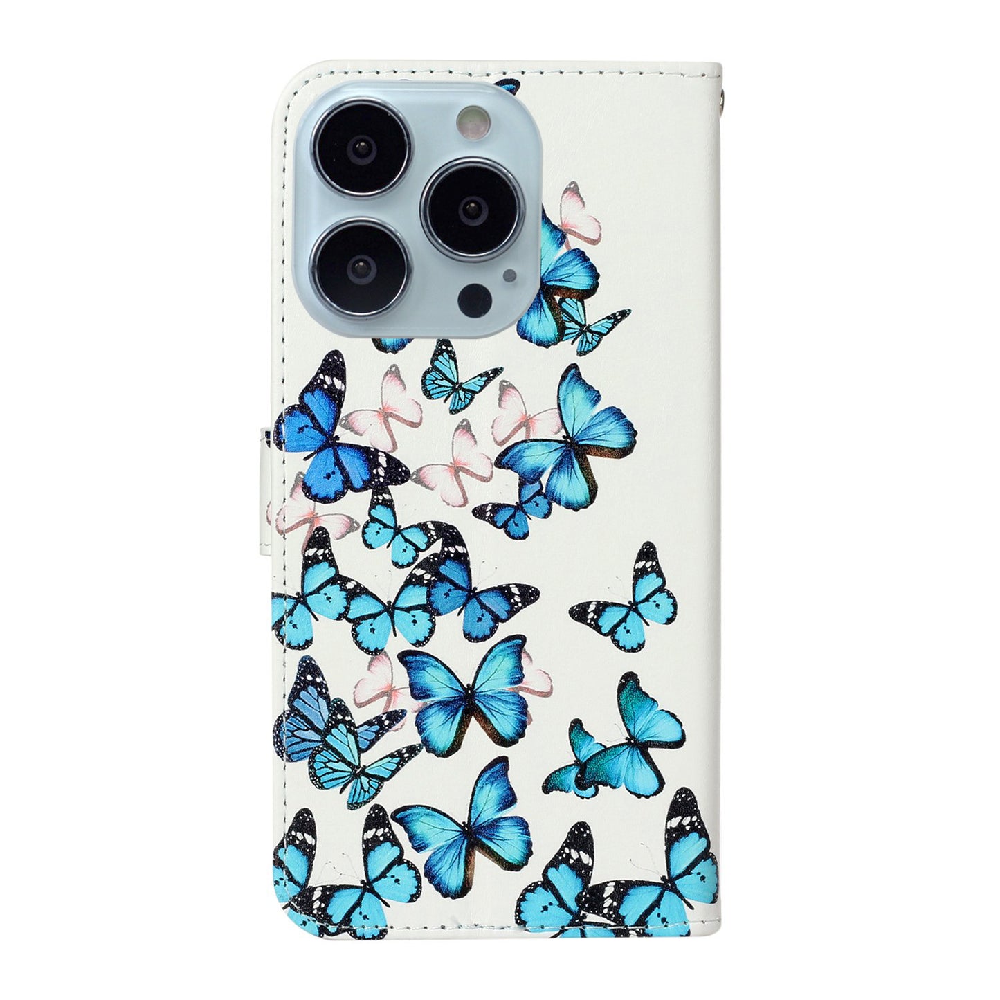 Pattern Printing Leather Wallet Stand Case Shell for iPhone 13 Pro Max 6.7 inch