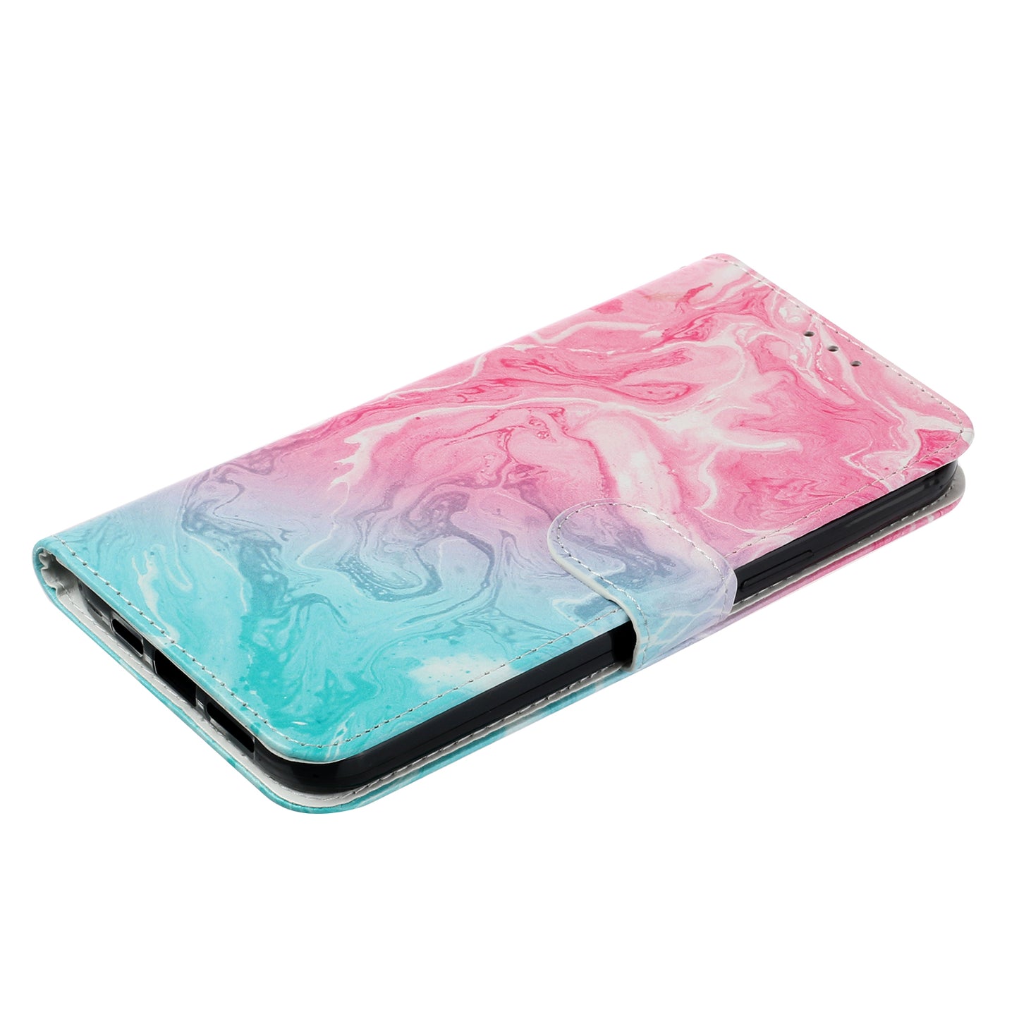 Pattern Printing Leather Wallet Stand Case Shell for iPhone 13 Pro Max 6.7 inch